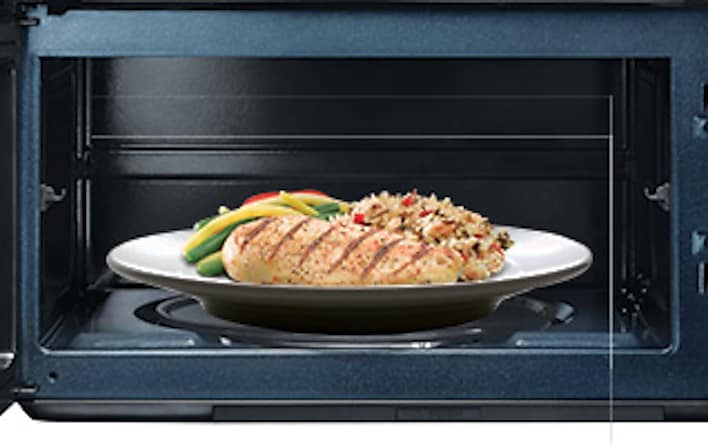 Samsung ME18H704SFG Sensor Cooking Options