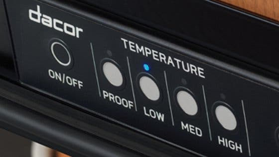 Dacor HWDF30S Four Temperature Levels