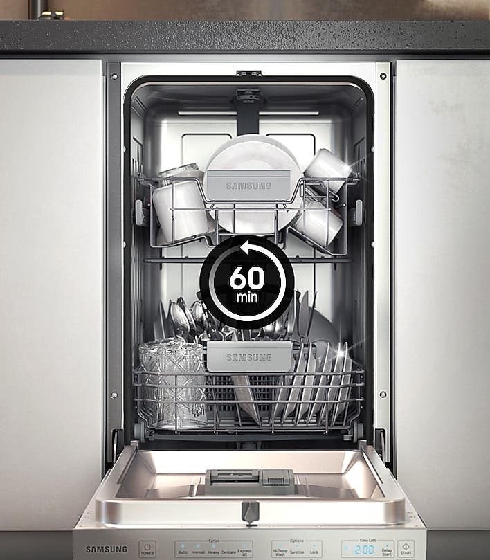 Samsung DW50T6060UG Wash And Dry In 60 Minutes