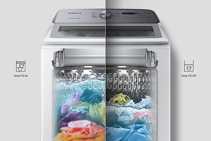 Samsung WA50R5200AW Maximize Water Levels