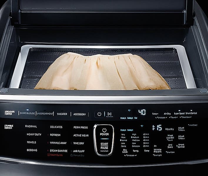 Samsung DVE60M9900V Gentle care for delicates