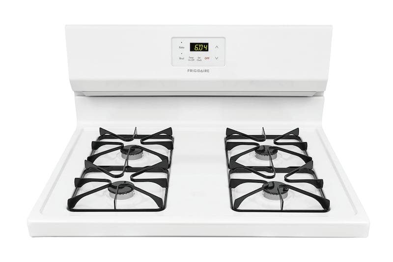 Frigidaire FCRG3015AB Easy cooktop cleanup with sealed gas burners