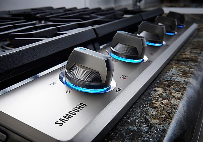 Samsung NA36N7755TG Blue Led Illuminated Knobs