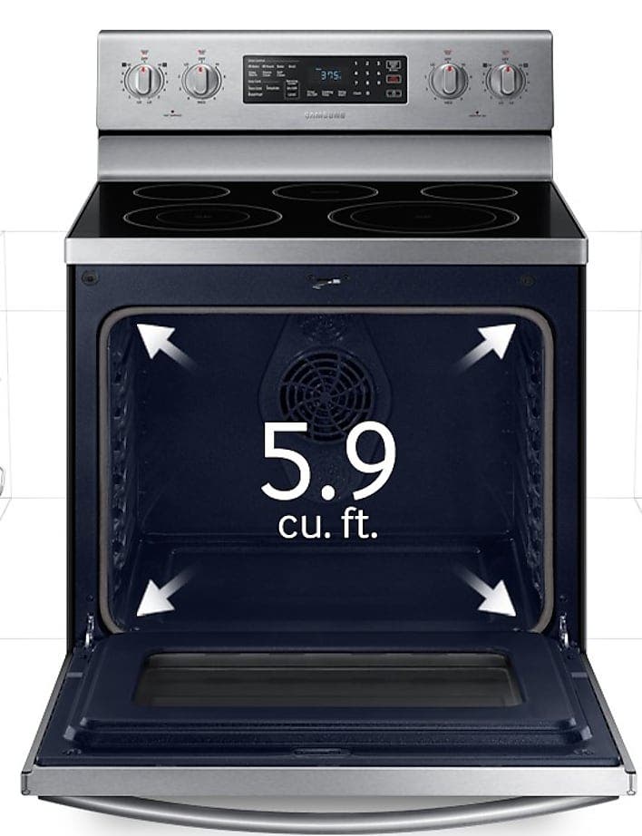 Samsung NE59T4321SB 5.9 Cu. Ft. Large Capacity