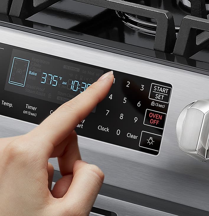 Samsung NX58R9311SS Glass Touch Controls