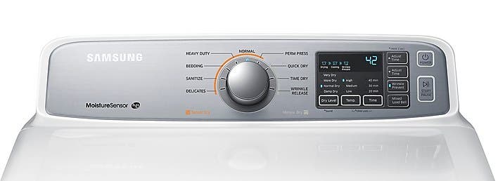 Samsung DV45H7000GW 9 Preset Dry Cycles