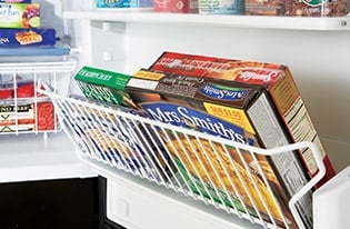 Tilt-Out Freezer Door Rack