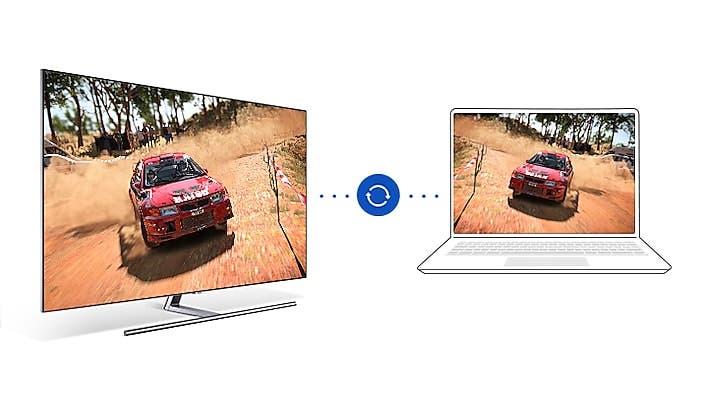 Samsung Electronics QN65Q7FNAFXZA Gaming outside the box