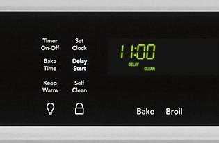 Frigidaire FFEW2726TS Delay Clean Option