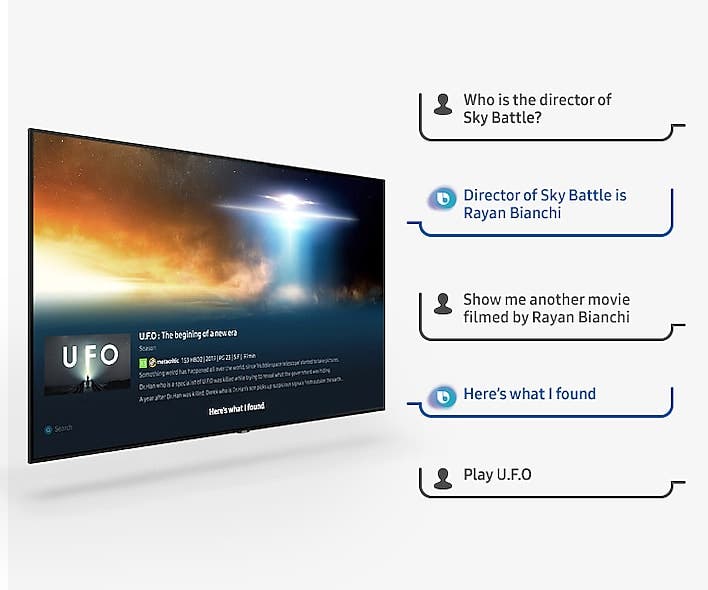 Samsung Electronics QN75Q900RBFXZA Use your voice