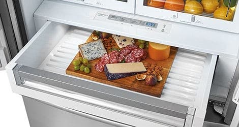 Electrolux EI23BC82SS Perfect Temp Drawer keeps favorites at their ideal temperature.