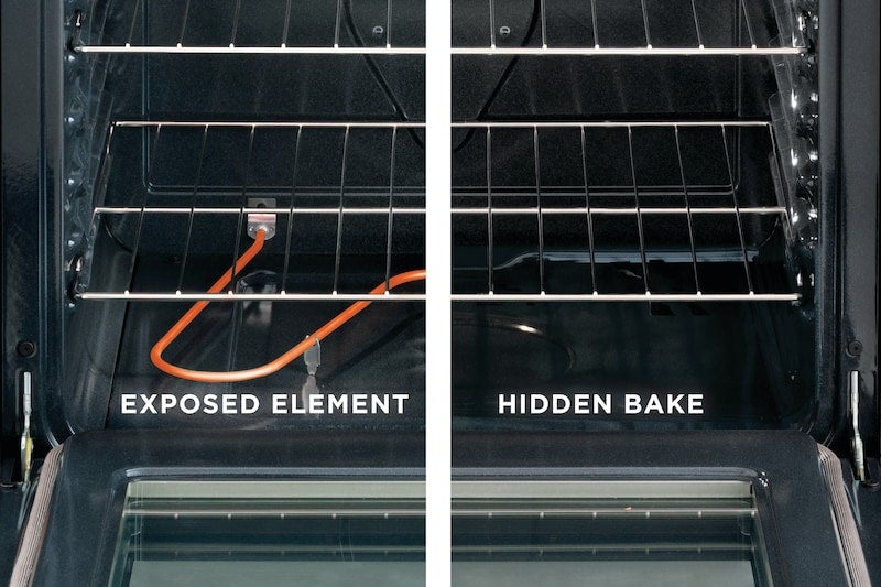 Cleanup is easy with Hidden Bake