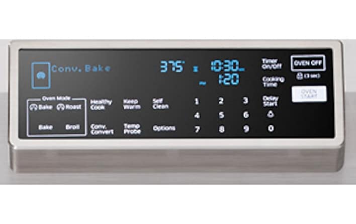 Samsung NX58H9950WS Guiding Light Controls