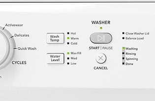 Laundry Cycle Status Lights Keep You Informed