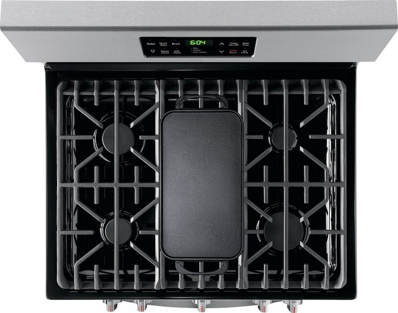 Frigidaire FGGF3047TF CustomFlex Cooktop with Griddle and Oval Burner