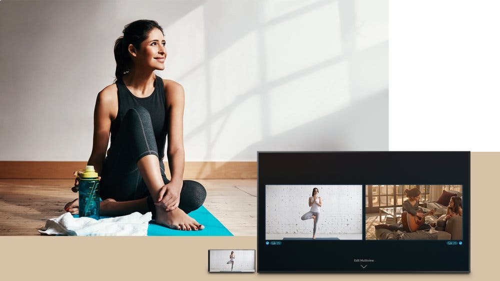 Samsung Electronics QN75LS03TAFXZA Second screen on your big screen