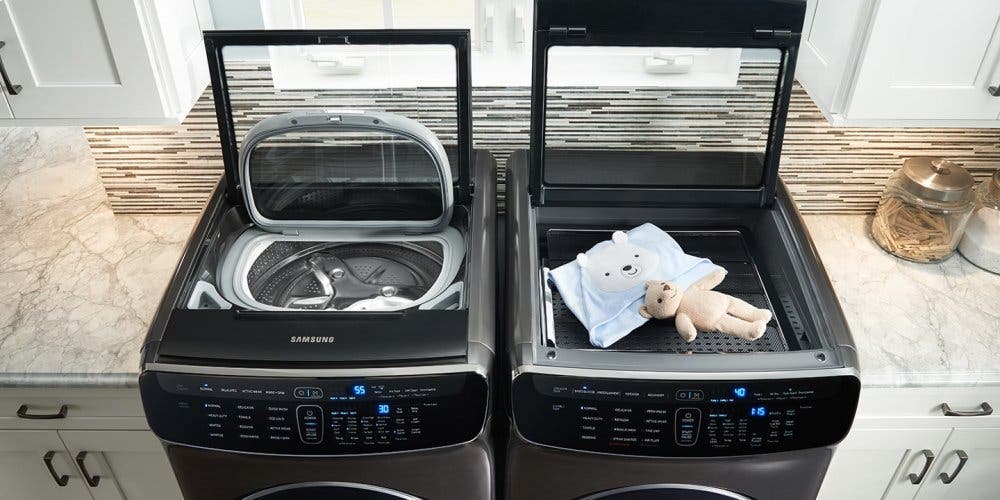 Samsung DVE60M9900V Flexdry One Machine Two Dryers
