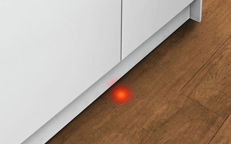 Bosch SHS5AVL5UC InfoLight(R) - one red spot providing information.