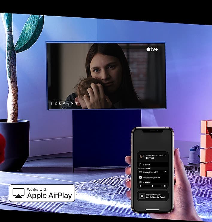 Samsung Electronics QN43LS05TAFXZA Works With Airplay 2