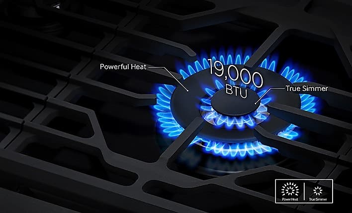 Samsung NA30N6555TG 19k Btu Power Burner
