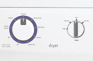 Frigidaire FFLG3911QW Timed Dry Cycle