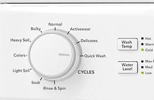 Frigidaire FFLE3900UW 10 Different Wash Cycles To Fit Your Needs