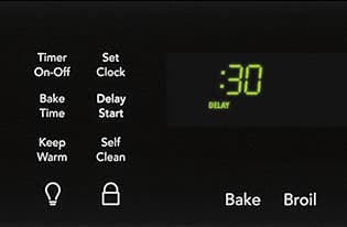 Frigidaire FFEW2726TS Delay Start Baking Option