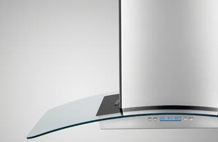 Frigidaire FHPC3660LS Glass Canopy Design
