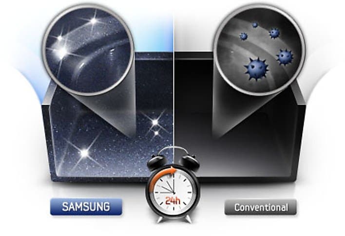 Samsung MC17J8000CS Ceramic Enamel Interior