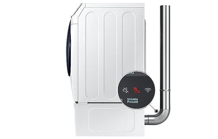 Samsung DV50K7500EV Cleaner, safer vents