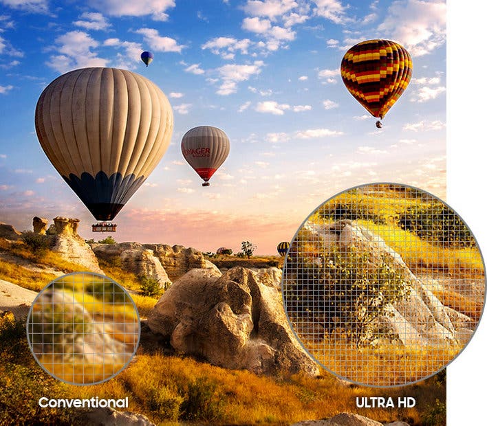 Samsung Electronics UN65MU7500FXZA 4X the clarity