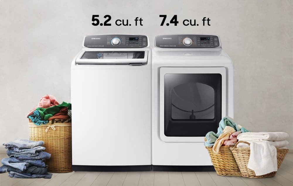 Samsung WA52M7750AV 5.2 Cu. Ft. Capacity