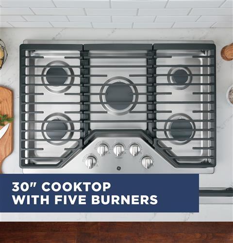 30" Cooktop With 5 Burners