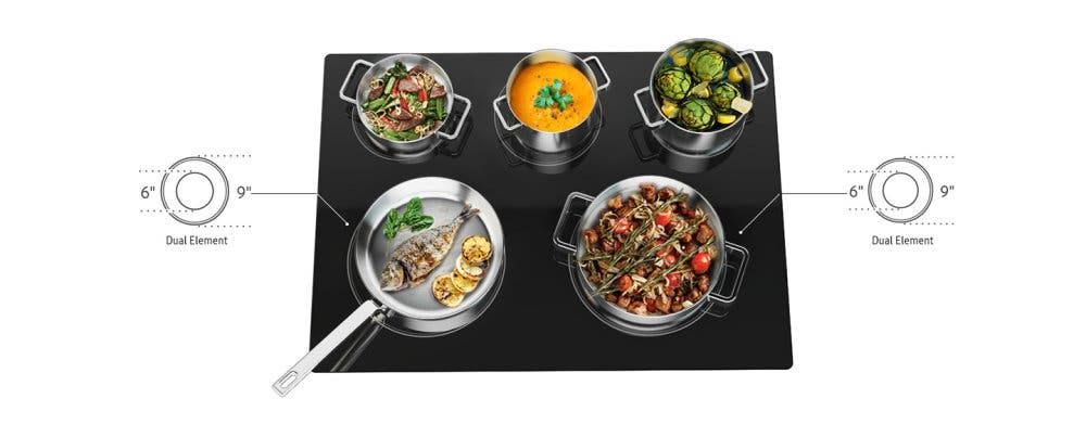 Samsung NE59T4311SG Flexible Cooktop