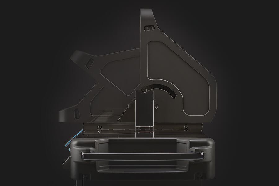 Napoleon P500RBPSS3 Lift Ease Centre-gravity Roll Top Lid