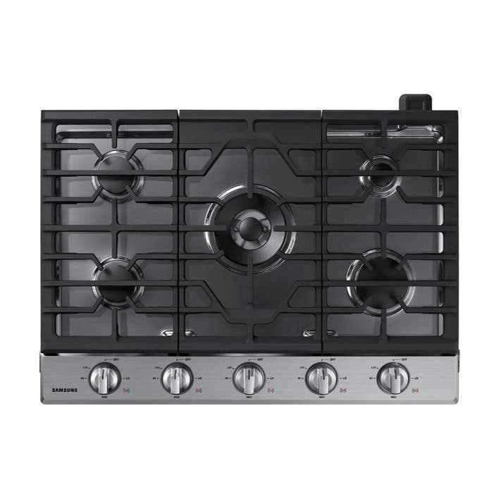 Samsung NA30K6550TS Cast iron 3-piece grates