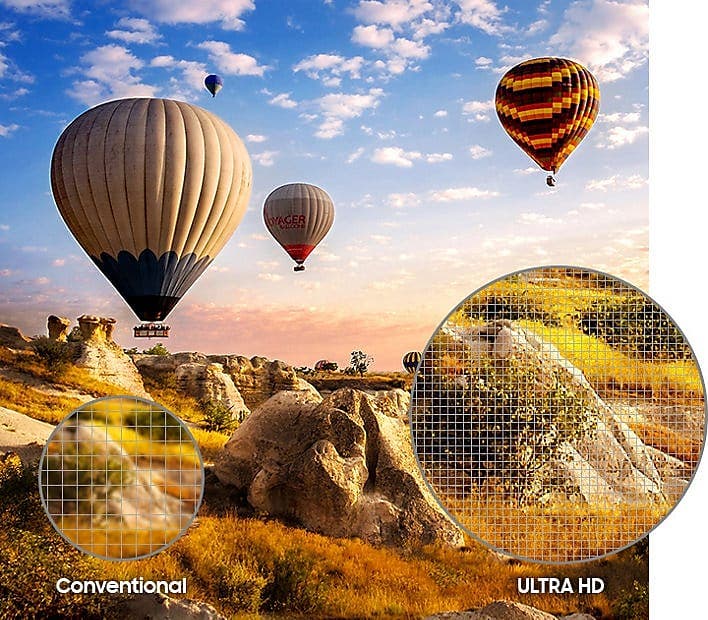 Samsung Electronics UN50MU6300 4X the clarity