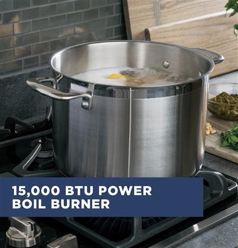 GE JGP5536SLSS Start Cooking Faster With Power Boil