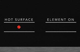 Frigidaire FGEC3648UB Hot Surface Indicators