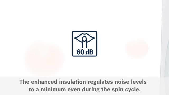 Bosch WAS24460UC The whisper-quiet washing machine.
