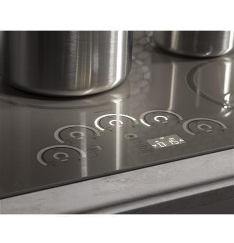 Monogram ZHU36RDJBB White Led Display With Patterned Silver Glass Surface