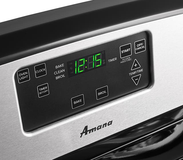 Amana AER5630BAS Self Clean Option