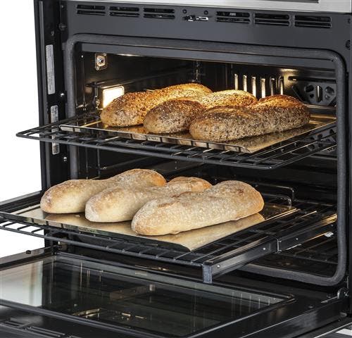 Monogram ZET9050SHSS Self-clean, heavy-duty roller racks