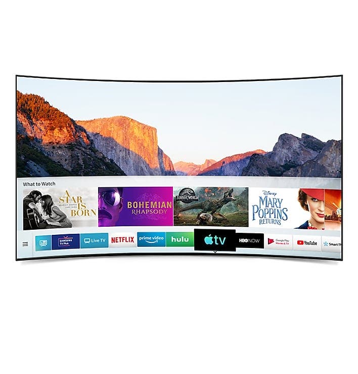 Samsung Electronics UN65RU7300FXZA Samsung UHD TV meets the new Apple TV app