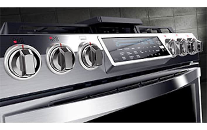 Samsung NX58H9950WS Slide-in Design