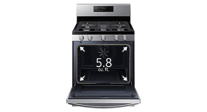 Samsung NX58T7511SS Cook Enough For The Whole Crew