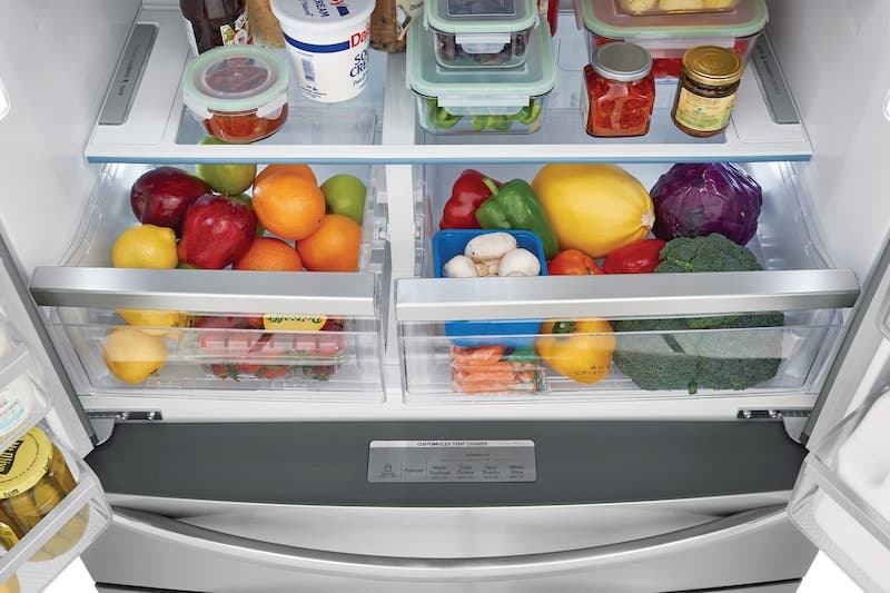 Frigidaire FG4H2272UF Auto CrispSeal Crisper Drawers
