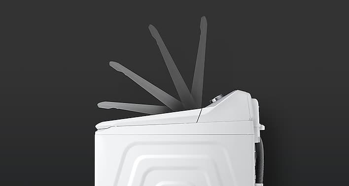 Samsung WA50R5200AW Soft Close Lid