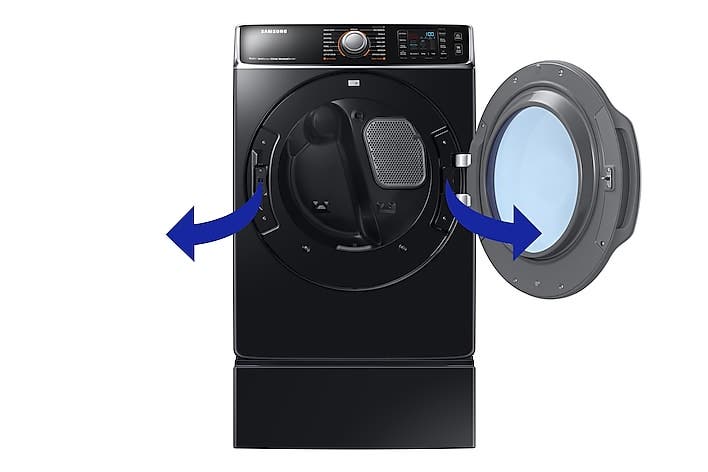 Samsung DV56H9100GV Reversible Door