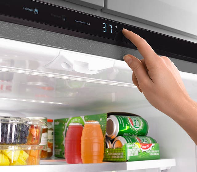 Whirlpool WRF993FIFM Eyebrow User Interface
